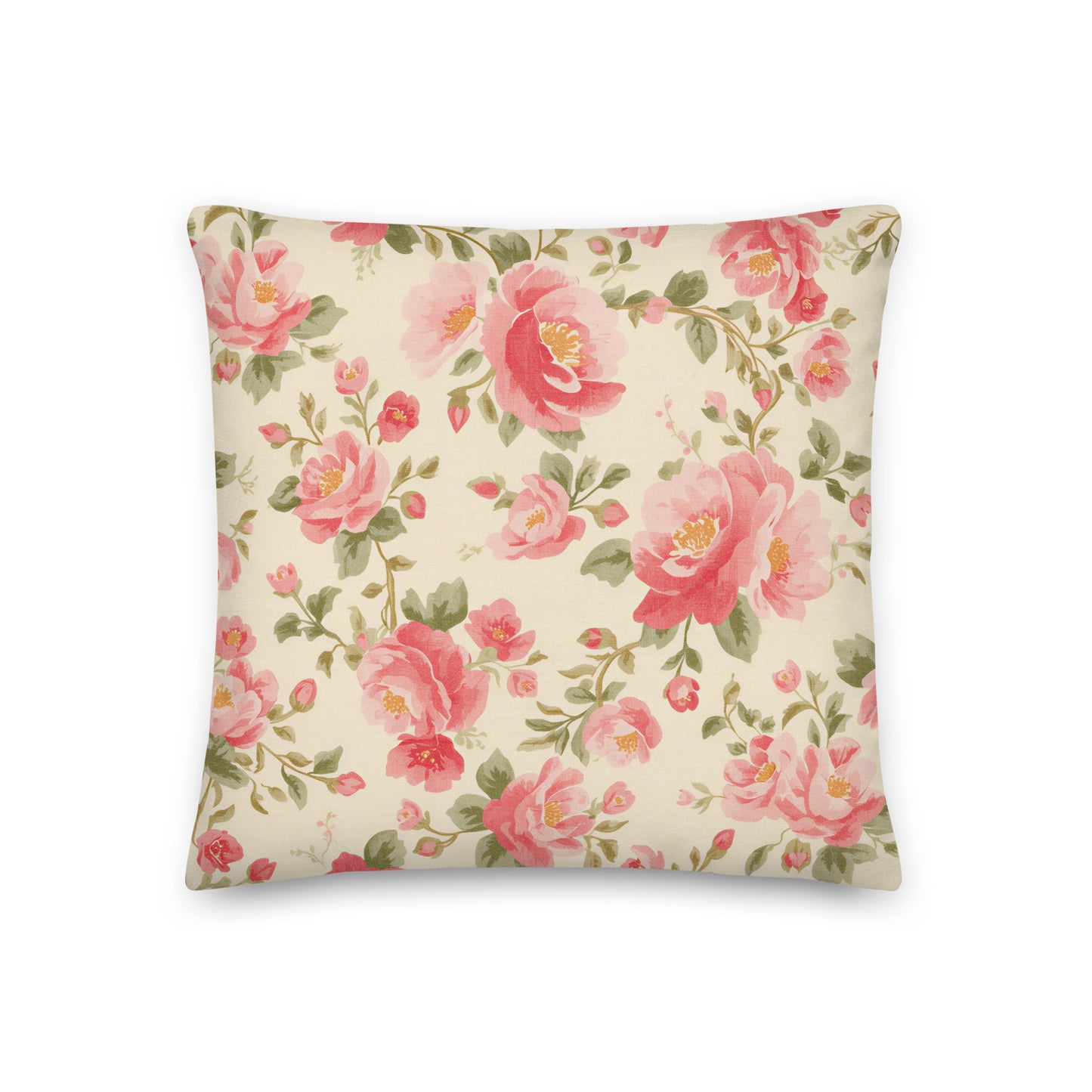 Floral Country Rose Cushion